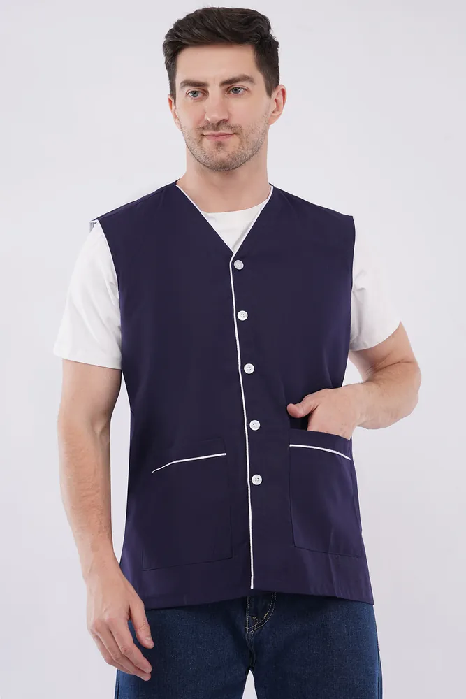 Housekeeping Mens Staff Sleeveless Apron